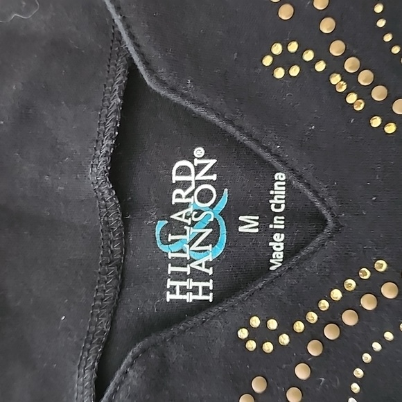 (M) Hillard & Hanson Embellished Classic Tank Top Casual Outfit Accents - Picture 3 of 8